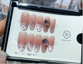 Luxury Handmade Art Adult Finger Nail D230