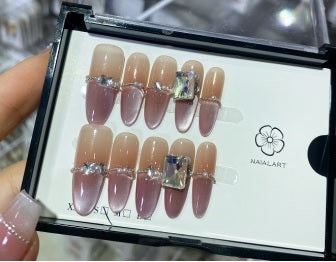 Luxury Handmade Art Adult Finger Nail D232