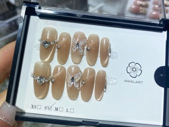 Luxury Handmade Art Adult Finger Nail D210
