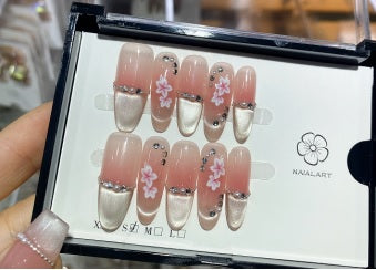 Luxury Handmade Art Adult Finger Nail D212