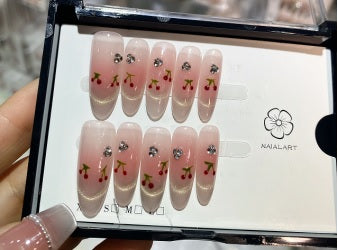 Luxury Handmade Art Adult Finger Nail D214
