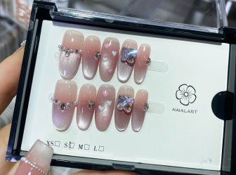 Luxury Handmade Art Adult Finger Nail D223