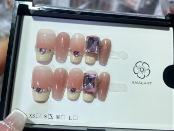 Luxury Handmade Art Adult Finger Nail D233