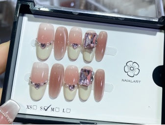 Luxury Handmade Art Adult Finger Nail D234