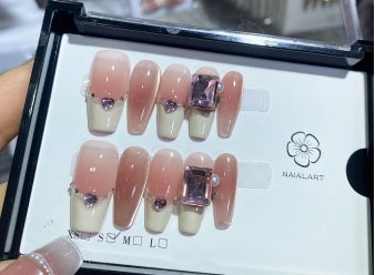 Luxury Handmade Art Adult Finger Nail D236