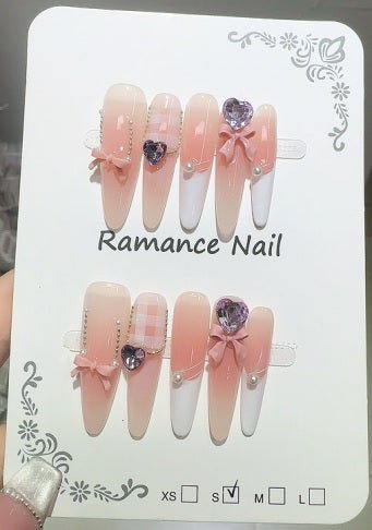 Luxury Handmade Art Adult Finger Nail D1174 - Sein Nails Wholesale