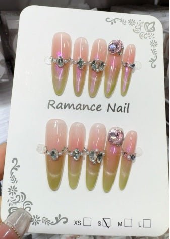 Luxury Handmade Art Adult Finger Nail D1183 - Sein Nails Wholesale
