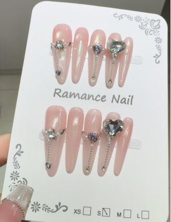 Luxury Handmade Art Adult Finger Nail D1185 - Sein Nails Wholesale