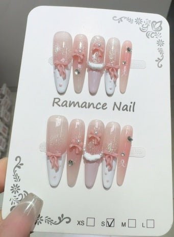 Luxury Handmade Art Adult Finger Nail D1190 - Sein Nails Wholesale
