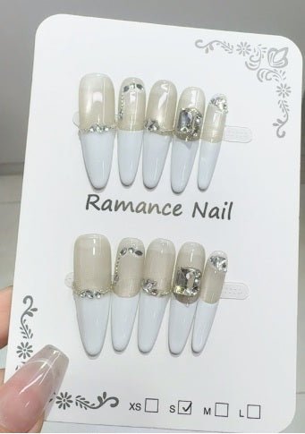 Luxury Handmade Art Adult Finger Nail D1194 - Sein Nails Wholesale