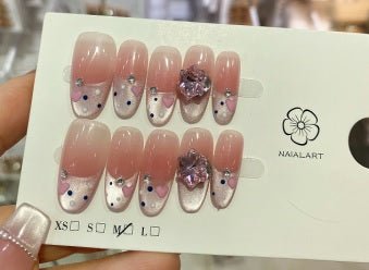 Luxury Handmade Art Adult Finger Nail D217 - Sein Nails Wholesale