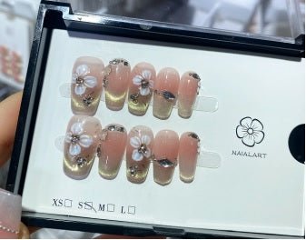 Luxury Handmade Art Adult Finger Nail D219 - Sein Nails Wholesale