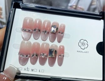Luxury Handmade Art Adult Finger Nail D229 - Sein Nails Wholesale
