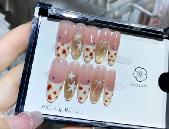 Luxury Handmade Art Adult Finger Nail D246 - Sein Nails Wholesale
