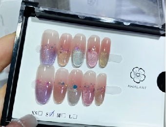 Luxury Handmade Art Adult Finger Nail D250 - Sein Nails Wholesale