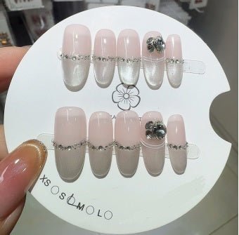 Luxury Handmade Art Adult Finger Nail D258 - Sein Nails Wholesale