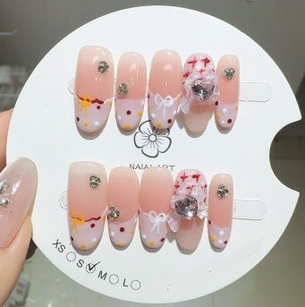 Luxury Handmade Art Adult Finger Nail D261 - Sein Nails Wholesale
