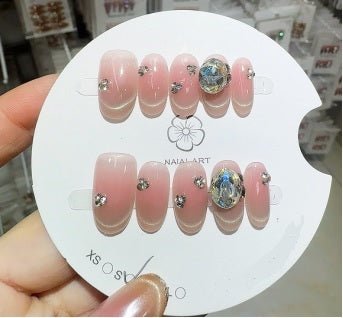 Luxury Handmade Art Adult Finger Nail D263 - Sein Nails Wholesale