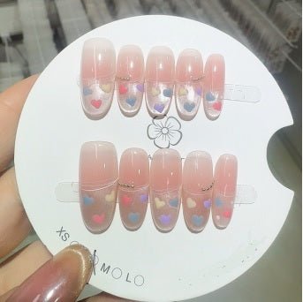 Luxury Handmade Art Adult Finger Nail D264 - Sein Nails Wholesale