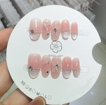 Luxury Handmade Art Adult Finger Nail D266 - Sein Nails Wholesale