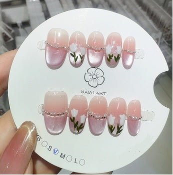 Luxury Handmade Art Adult Finger Nail D270 - Sein Nails Wholesale