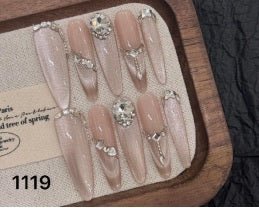 Luxury Handmade Art Adult Finger Nail Y1119 - Sein Nails Wholesale