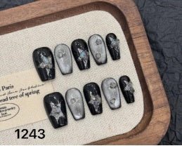 Luxury Handmade Art Adult Finger Nail Y1243 - Sein Nails Wholesale