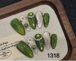Luxury Handmade Art Adult Finger Nail Y1318 - Sein Nails Wholesale