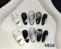 Luxury Handmade Art Adult Finger Nail Y1454 - Sein Nails Wholesale