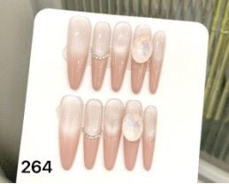 Luxury Handmade Art Adult Finger Nail Y264 - Sein Nails Wholesale