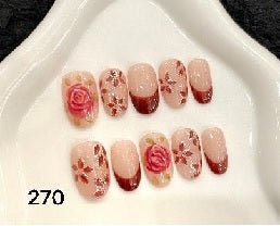 Luxury Handmade Art Adult Finger Nail Y270 - Sein Nails Wholesale