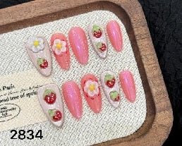 Luxury Handmade Art Adult Finger Nail Y2834 - Sein Nails Wholesale