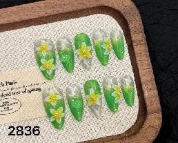 Luxury Handmade Art Adult Finger Nail Y2836 - Sein Nails Wholesale