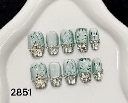 Luxury Handmade Art Adult Finger Nail Y2851 - Sein Nails Wholesale