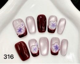 Luxury Handmade Art Adult Finger Nail Y316 - Sein Nails Wholesale