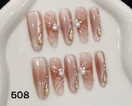 Luxury Handmade Art Adult Finger Nail Y508 - Sein Nails Wholesale