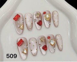 Luxury Handmade Art Adult Finger Nail Y509 - Sein Nails Wholesale