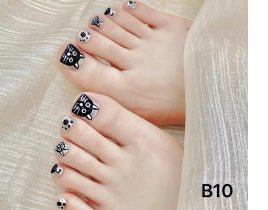 Luxury Handmade Art Adult Toe Nail YB10 - Sein Nails Wholesale