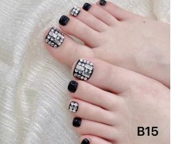 Luxury Handmade Art Adult Toe Nail YB15 - Sein Nails Wholesale