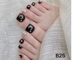 Luxury Handmade Art Adult Toe Nail YB25 - Sein Nails Wholesale
