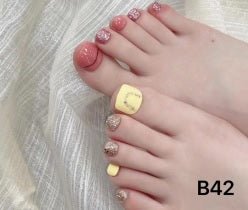 Luxury Handmade Art Adult Toe Nail YB42 - Sein Nails Wholesale