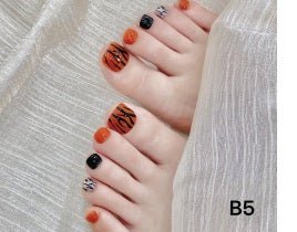 Luxury Handmade Art Adult Toe Nail YB5 - Sein Nails Wholesale