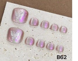 Luxury Handmade Art Adult Toe Nail YB62 - Sein Nails Wholesale