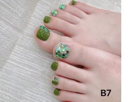 Luxury Handmade Art Adult Toe Nail YB7 - Sein Nails Wholesale