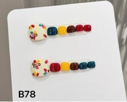Luxury Handmade Art Adult Toe Nail YB78 - Sein Nails Wholesale