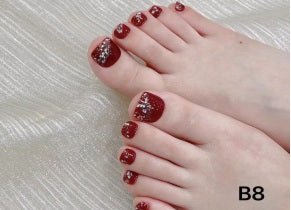Luxury Handmade Art Adult Toe Nail YB8 - Sein Nails Wholesale