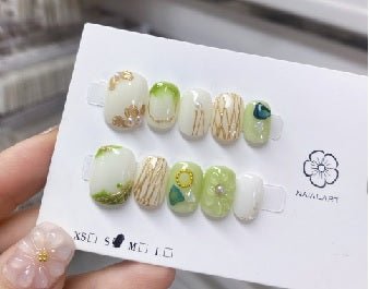 Luxury Handmade Art Children Finger Nail D10 - Sein Nails Wholesale
