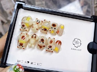 Luxury Handmade Art Children Finger Nail D32F73 - Sein Nails Wholesale
